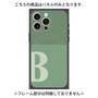 プレミアムパネル with MagSafe［ オリジナル - initial two tone - B green ］