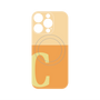 プレミアムパネル with MagSafe［ オリジナル - initial two tone - C orange ］