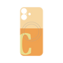 プレミアムパネル with MagSafe［ オリジナル - initial two tone - C orange ］