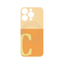 プレミアムパネル with MagSafe［ オリジナル - initial two tone - C orange ］