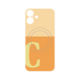 プレミアムパネル with MagSafe［ オリジナル - initial two tone - C orange ］