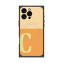 プレミアムパネル with MagSafe［ オリジナル - initial two tone - C orange ］