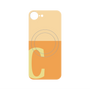 プレミアムパネル with MagSafe［ オリジナル - initial two tone - C orange ］