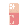 プレミアムパネル with MagSafe［ オリジナル - initial two tone - C pink ］