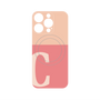 プレミアムパネル with MagSafe［ オリジナル - initial two tone - C pink ］