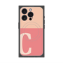 プレミアムパネル with MagSafe［ オリジナル - initial two tone - C pink ］