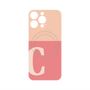 プレミアムパネル with MagSafe［ オリジナル - initial two tone - C pink ］