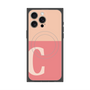 プレミアムパネル with MagSafe［ オリジナル - initial two tone - C pink ］