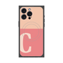 プレミアムパネル with MagSafe［ オリジナル - initial two tone - C pink ］