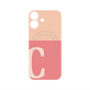 プレミアムパネル with MagSafe［ オリジナル - initial two tone - C pink ］