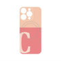 プレミアムパネル with MagSafe［ オリジナル - initial two tone - C pink ］