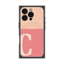 プレミアムパネル with MagSafe［ オリジナル - initial two tone - C pink ］