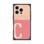 プレミアムパネル with MagSafe［ オリジナル - initial two tone - C pink ］