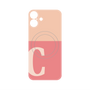 プレミアムパネル with MagSafe［ オリジナル - initial two tone - C pink ］