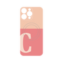 プレミアムパネル with MagSafe［ オリジナル - initial two tone - C pink ］