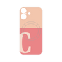 プレミアムパネル with MagSafe［ オリジナル - initial two tone - C pink ］