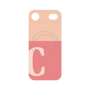 プレミアムパネル with MagSafe［ オリジナル - initial two tone - C pink ］