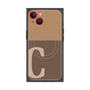 プレミアムパネル with MagSafe［ オリジナル - initial two tone - C brown ］
