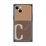 プレミアムパネル with MagSafe［ オリジナル - initial two tone - C brown ］