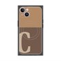 プレミアムパネル with MagSafe［ オリジナル - initial two tone - C brown ］
