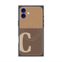プレミアムパネル with MagSafe［ オリジナル - initial two tone - C brown ］