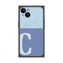 プレミアムパネル with MagSafe［ オリジナル - initial two tone - C blue ］