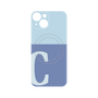 プレミアムパネル with MagSafe［ オリジナル - initial two tone - C blue ］