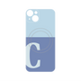 プレミアムパネル with MagSafe［ オリジナル - initial two tone - C blue ］
