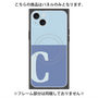 プレミアムパネル with MagSafe［ オリジナル - initial two tone - C blue ］