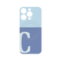 プレミアムパネル with MagSafe［ オリジナル - initial two tone - C blue ］