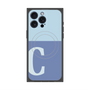 プレミアムパネル with MagSafe［ オリジナル - initial two tone - C blue ］
