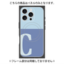 プレミアムパネル with MagSafe［ オリジナル - initial two tone - C blue ］