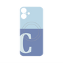 プレミアムパネル with MagSafe［ オリジナル - initial two tone - C blue ］