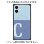 プレミアムパネル with MagSafe［ オリジナル - initial two tone - C blue ］