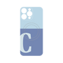 プレミアムパネル with MagSafe［ オリジナル - initial two tone - C blue ］