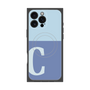 プレミアムパネル with MagSafe［ オリジナル - initial two tone - C blue ］