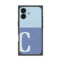 プレミアムパネル with MagSafe［ オリジナル - initial two tone - C blue ］