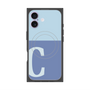 プレミアムパネル with MagSafe［ オリジナル - initial two tone - C blue ］