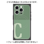 プレミアムパネル with MagSafe［ オリジナル - initial two tone - C green ］