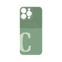 プレミアムパネル with MagSafe［ オリジナル - initial two tone - C green ］