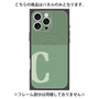 プレミアムパネル with MagSafe［ オリジナル - initial two tone - C green ］