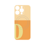 プレミアムパネル with MagSafe［ オリジナル - initial two tone - D orange ］