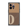 プレミアムパネル with MagSafe［ オリジナル - initial two tone - D brown ］