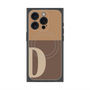 プレミアムパネル with MagSafe［ オリジナル - initial two tone - D brown ］