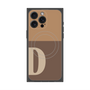 プレミアムパネル with MagSafe［ オリジナル - initial two tone - D brown ］