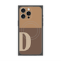 プレミアムパネル with MagSafe［ オリジナル - initial two tone - D brown ］