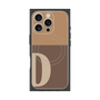 プレミアムパネル with MagSafe［ オリジナル - initial two tone - D brown ］