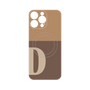 プレミアムパネル with MagSafe［ オリジナル - initial two tone - D brown ］
