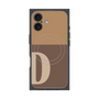 プレミアムパネル with MagSafe［ オリジナル - initial two tone - D brown ］