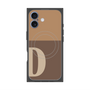 プレミアムパネル with MagSafe［ オリジナル - initial two tone - D brown ］